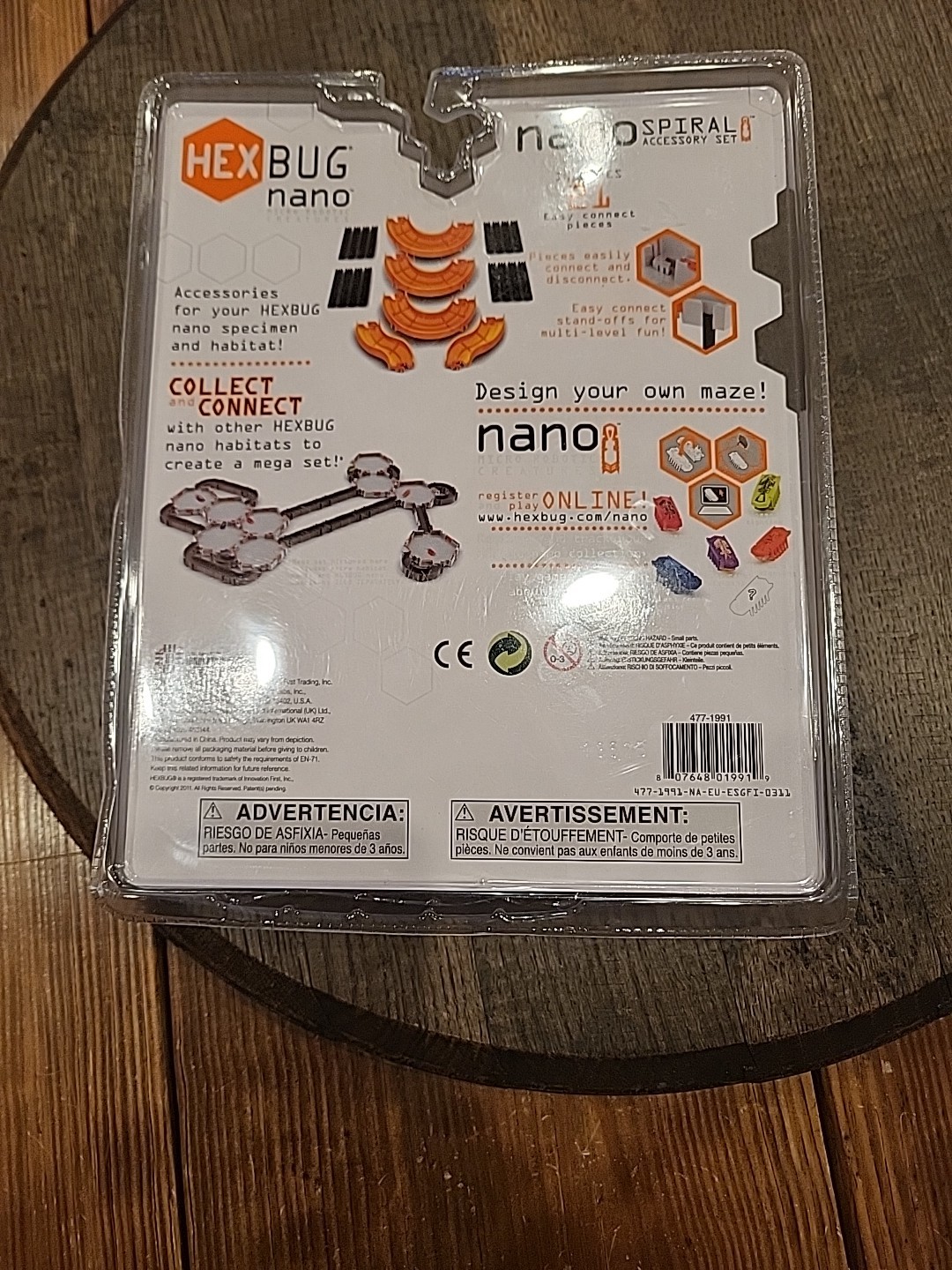 HEXBUG Nano Spiral Accessory Set for Specimen and Habitat New Sealed Package
