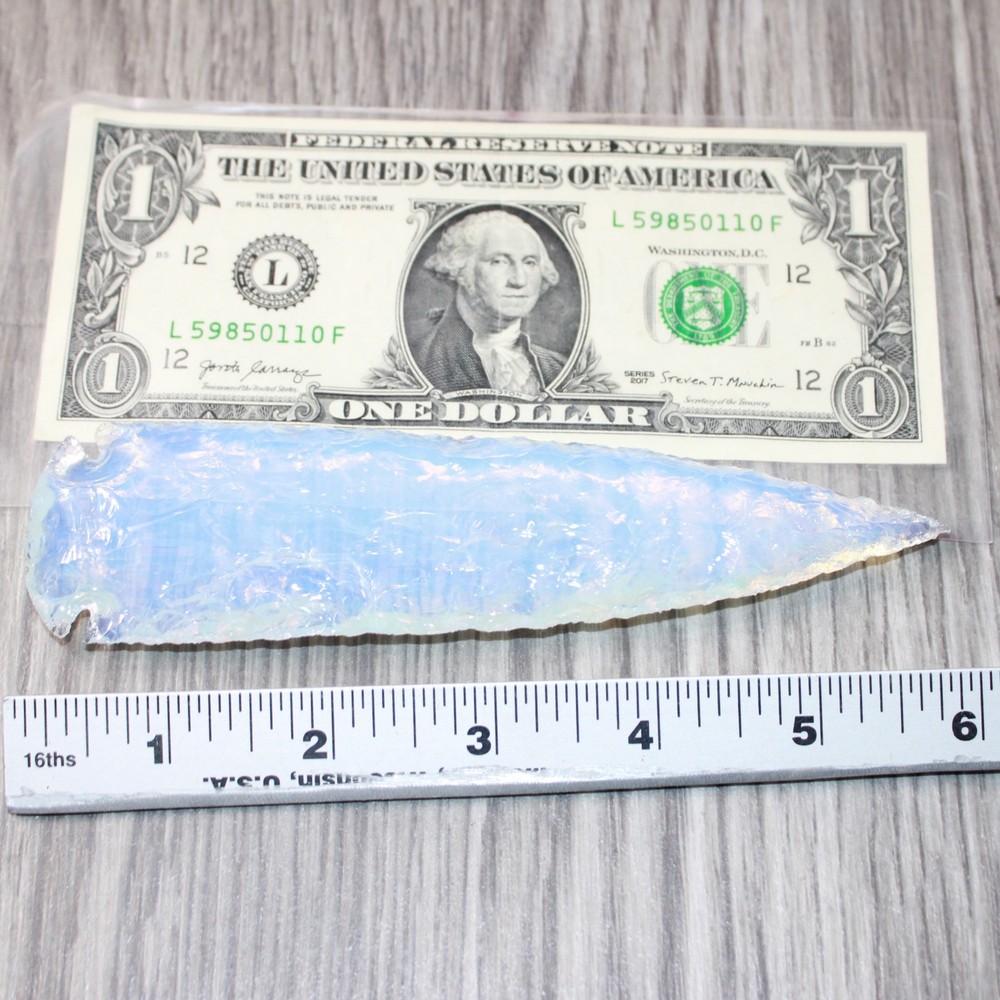 1 Opalite Ornamental Spearhead #4063 Arrowhead