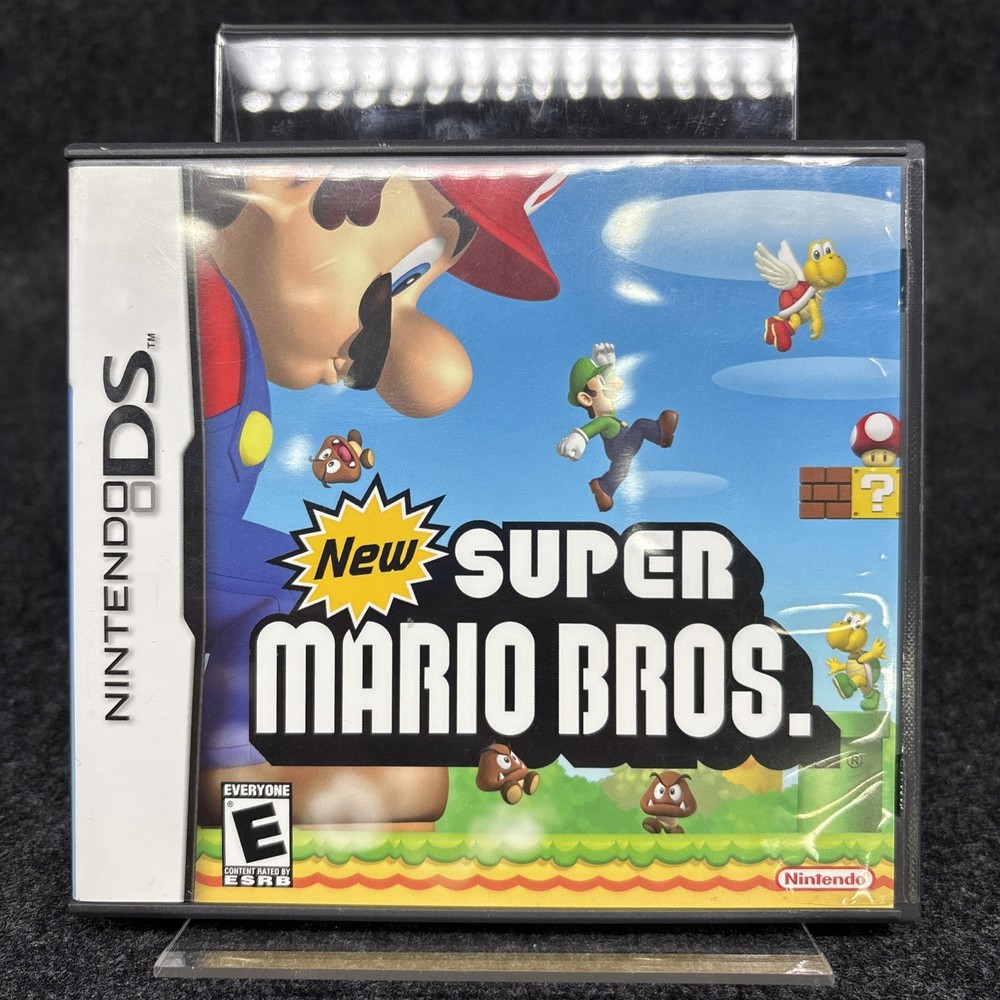 5 DS Mario Games Case And Manual ONLY Bundle - Authentic Great Condition