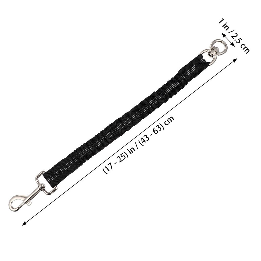 Elastic Reflective Dog Training Leash Nylon Extension for Small Medium Dogs