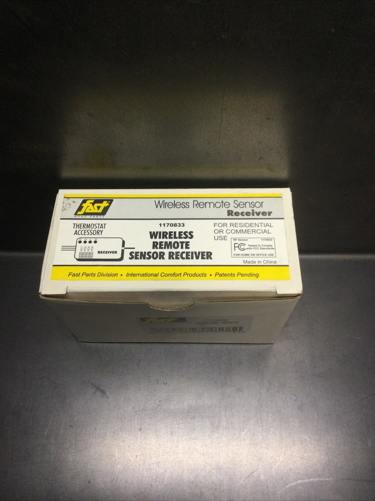 NEW, FAST, 1170833, WIRELESS REMOTE SENSOR RECEIVER. (26G-1,2)