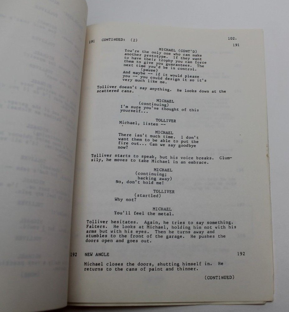 PROTOTYPE / Richard Levinson 1983 TV Movie Script Screenplay SciFi Android Human