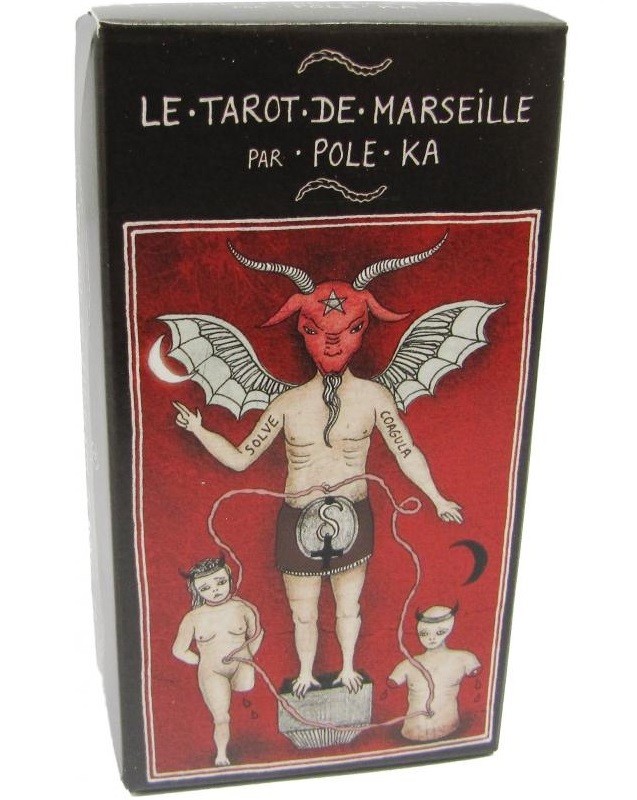 Marseille Tarot Deck by POLE KA - Multicolor Divination Card Game