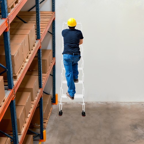 Ladder Telescoping Step Folding Ladders Retractable Folding Stair Wall Mounted