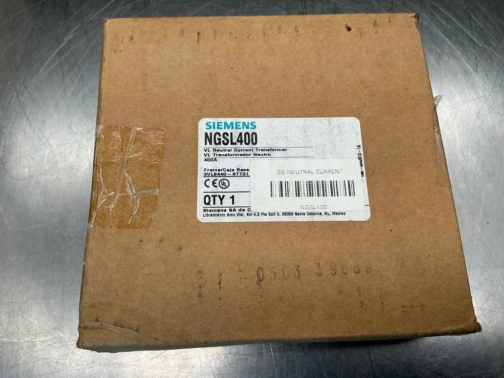 Siemens NGSL400 VL Neutral Current Transformer 400a