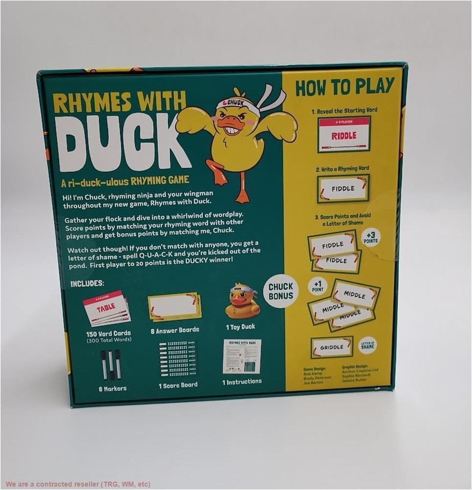 Asmodee Rhymes with Duck Card Game