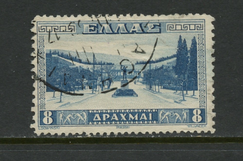 E583  Greece 1934  Olympics   Athens Stadium  1v.   used