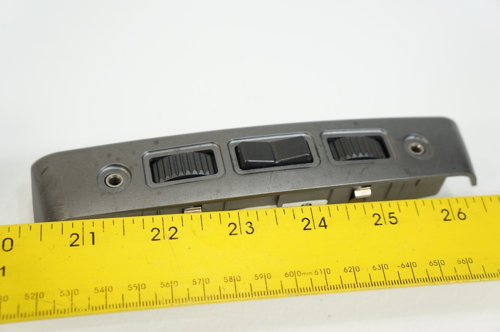 2002-2008 bmw e66 e65 750li 750i center console aux input switch bar bezel