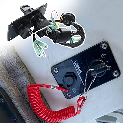 Main Switch Panel Single Engine Key Switch Panel Assembly On-Off-Start Control