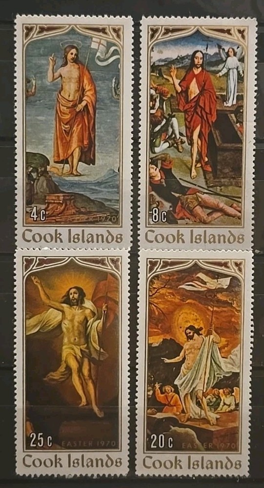 Cook Islands Scott 273-276 Easter 1970 VF MNH