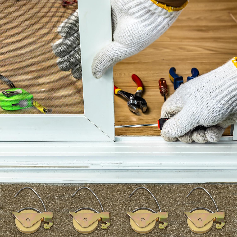 2-Pack Sliding Screen Door Rollers - Compatible with KDEX20 Series KD Screen Doo