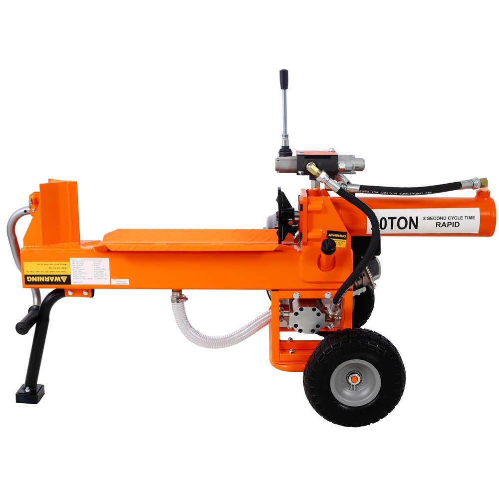 7HP Firewood Log Splitter Gas-powered Splitting Capacity 20 Ton Automatic Return