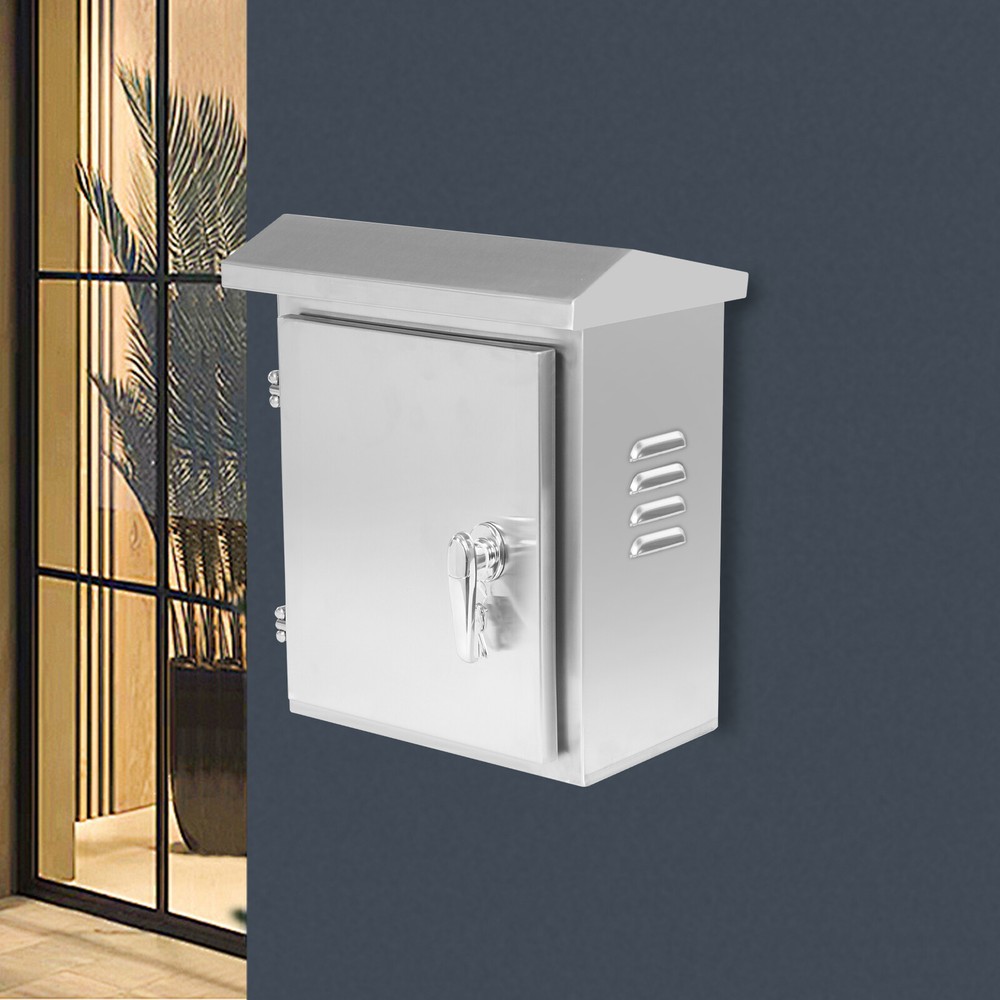 Silver Electrical Box Stainless Steel Electrical Box Wall Mount Junction Box