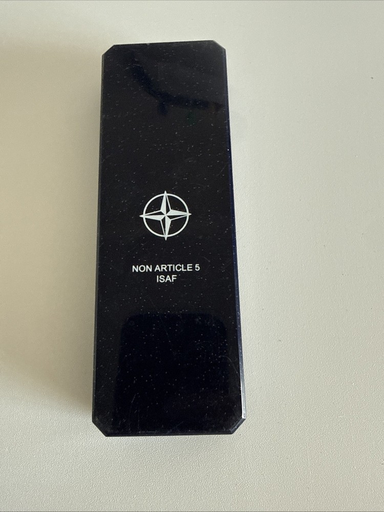 NATO Non Article 5 ISAF Boxed Medal