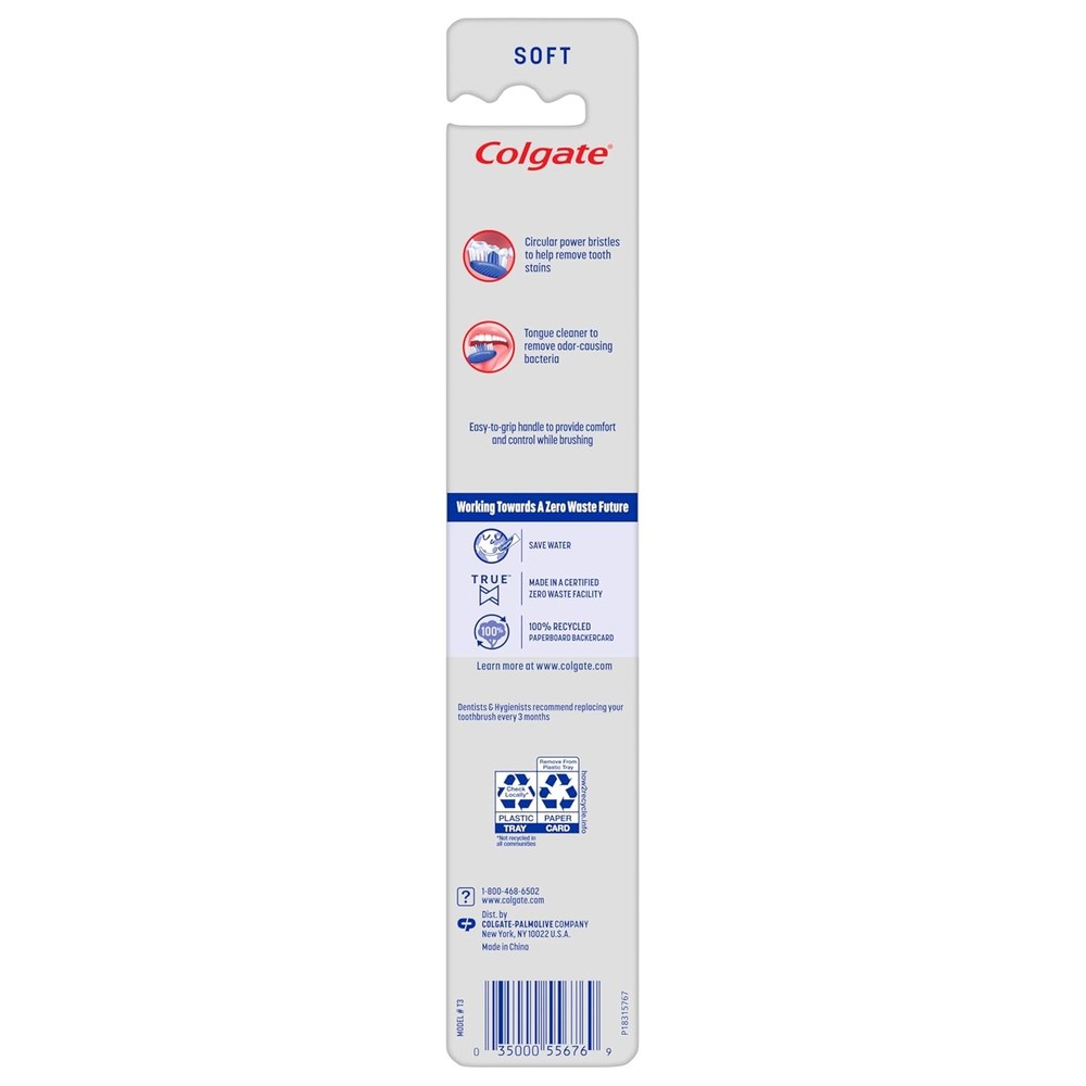 4X Colgate Extra Clean Soft Bulk Toothbrushes for Travel
