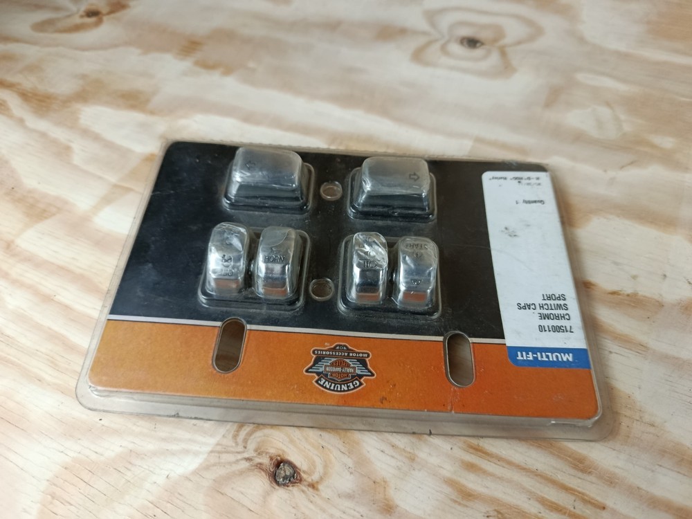 Genuine Harley Davidson Chrome Switch Caps 71500110