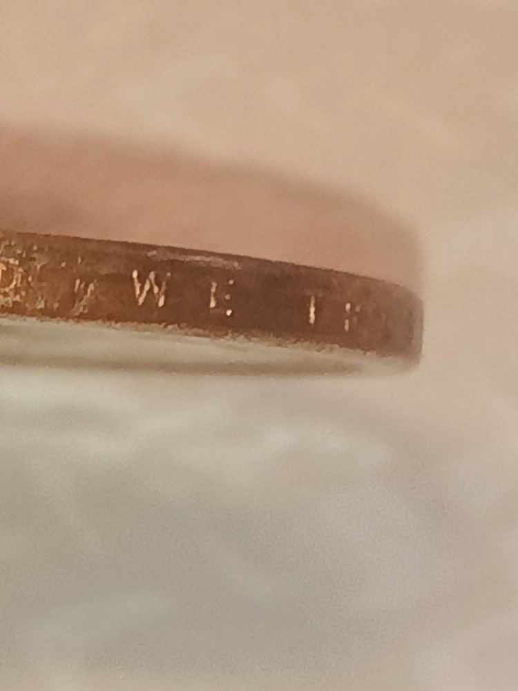 George Washington 1$ Coin 1789-1797 Error "WE" & "IN"