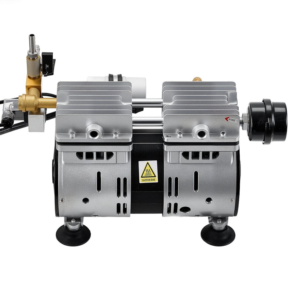 Deep Water Pond Aerator: 5.2CFM, 3/4HP Compressor, 2 Diffusers, 100ft Hoses
