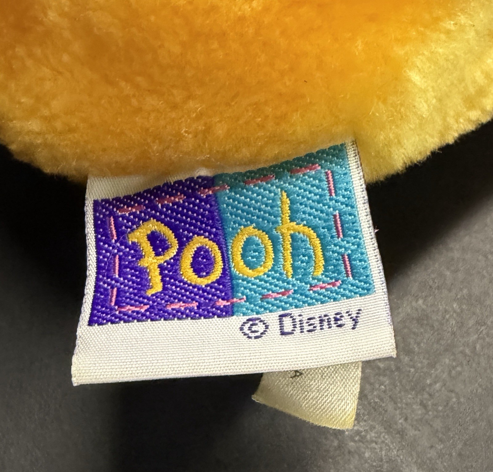 Vintage 90s - Disney Winnie The Pooh - Plush Fanny Pack & Plush Purse