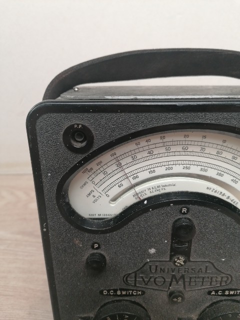 Vintage Avometer Model 40 Universal - Black - Unit Only * Untested *
