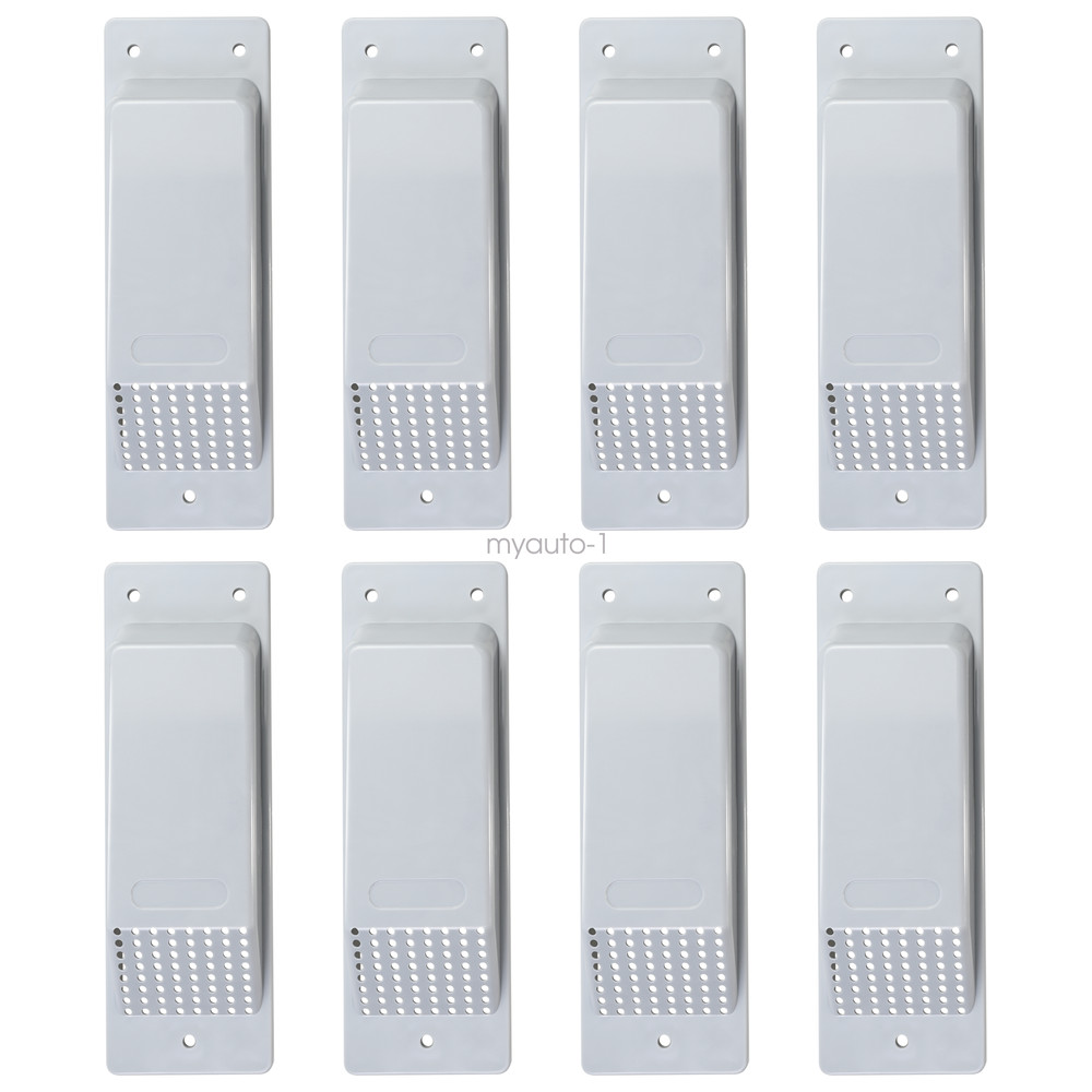 8 × Shipping Container Air Vent, Transverse airflow ventilation Light Grey