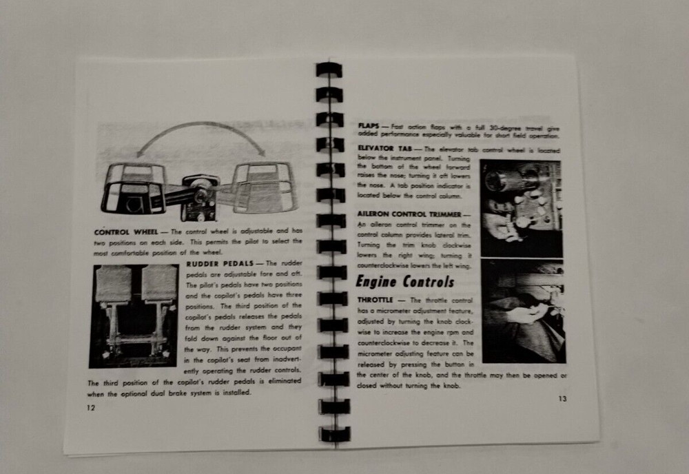 Beechcraft Bonanza Model E35 Owner's Manual-Copy