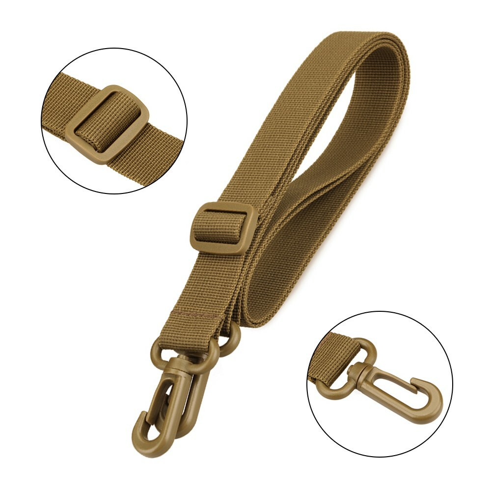 Tactical Shoulder Strap 61.02*1.49in Nylon Adjustable Replacement Straps Durable