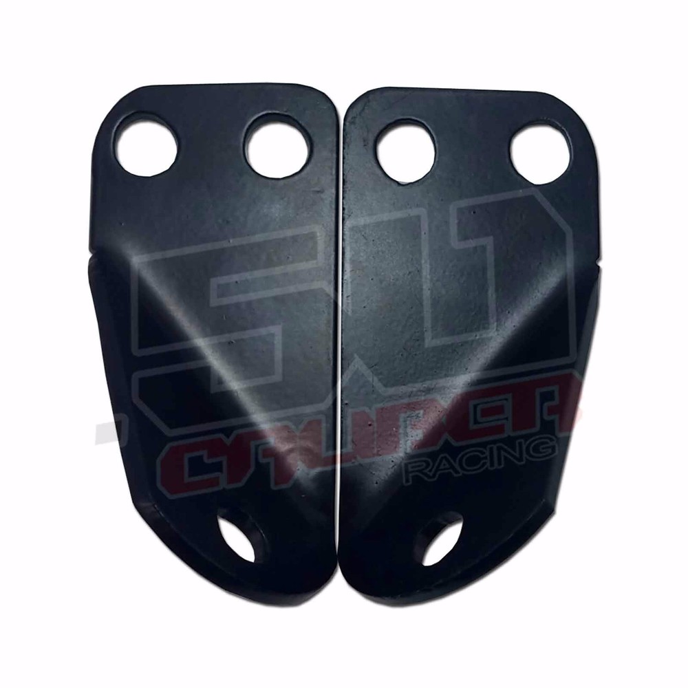 Left&Right Side A-pillar PodLight Mounting Brackets w/Qty 2 three inch Cube LEDs