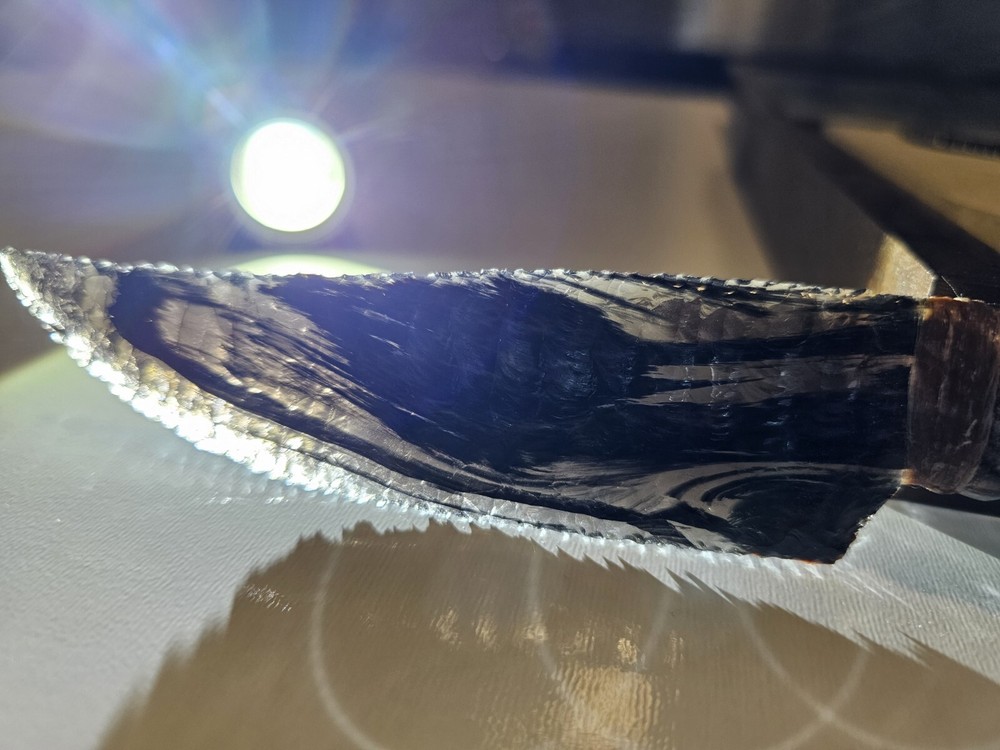 3 Piece Obsidian Knife Collection with Display Box