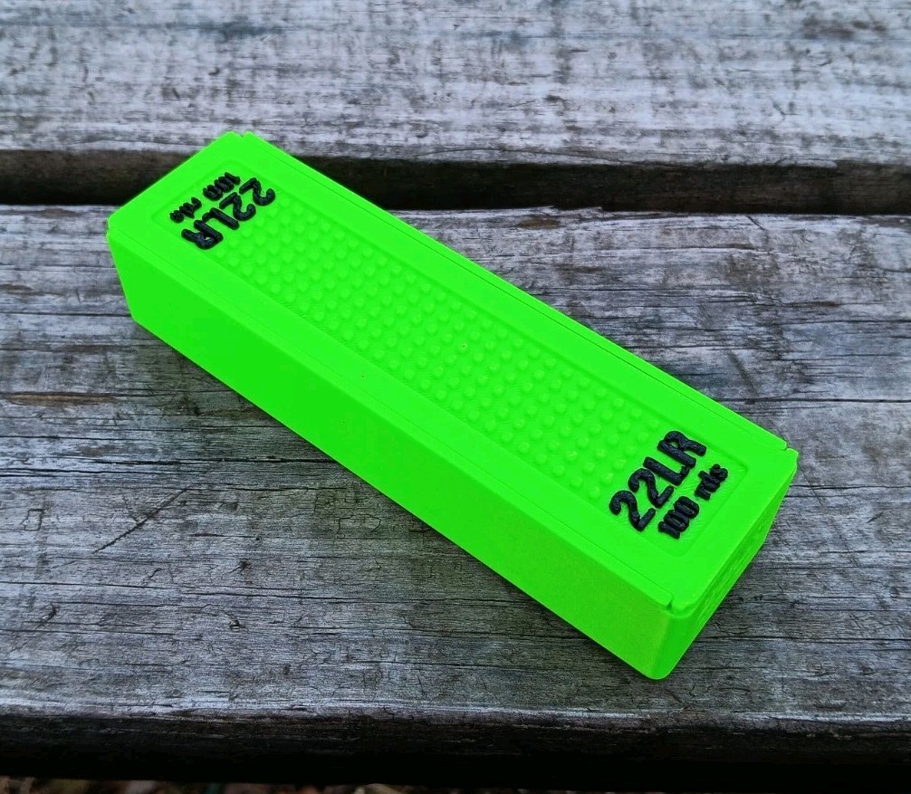 22LR Ammo Box 100rd Capacity (3 Pack)