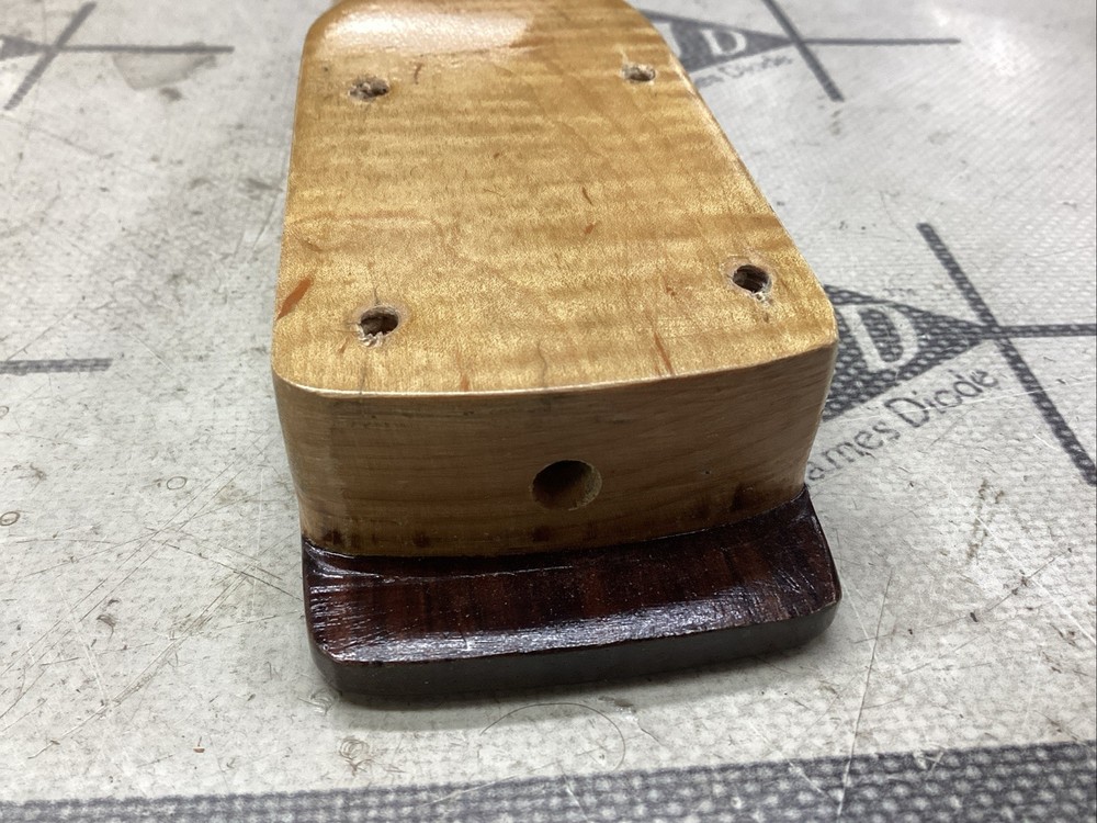 80's Electric Guitar Neck Locking Flame Maple Robin Style