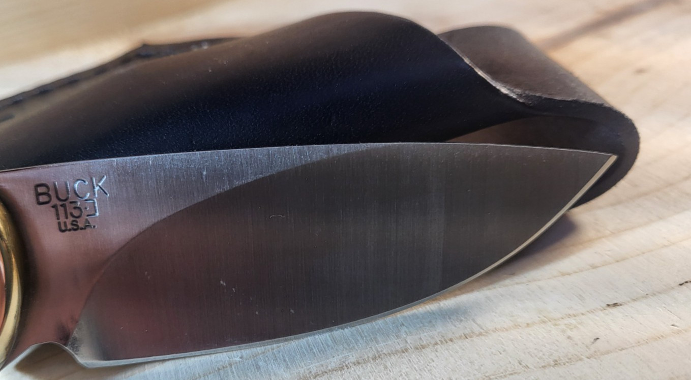Buck 113 Ranger Skinner Knife with Leather Sheath