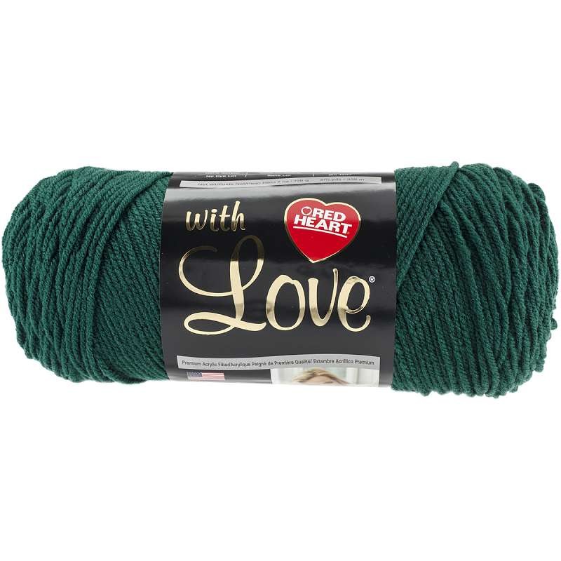 Red Heart With Love Yarn Evergreen