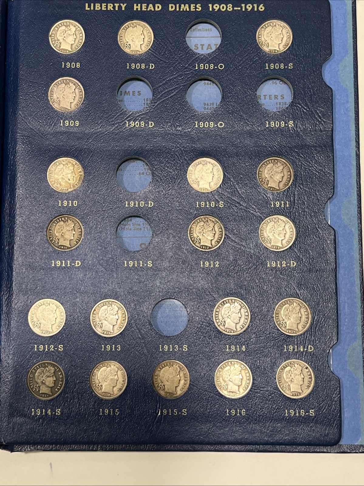 1892-1916 Barber Dime Silver Set. Collection Of 41 Nice Higher Grade Coins!