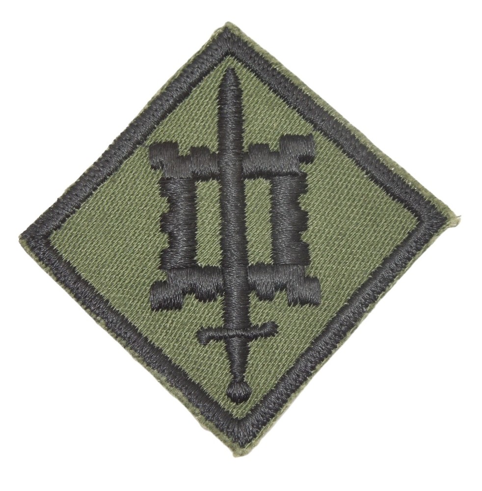 Original Vietnam War US Army TWILL Subdued 18th Engineer Brigade Patch P46