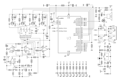 Pulse Induction Metal Detector Sensor Clone PI-W ready universal metal detector