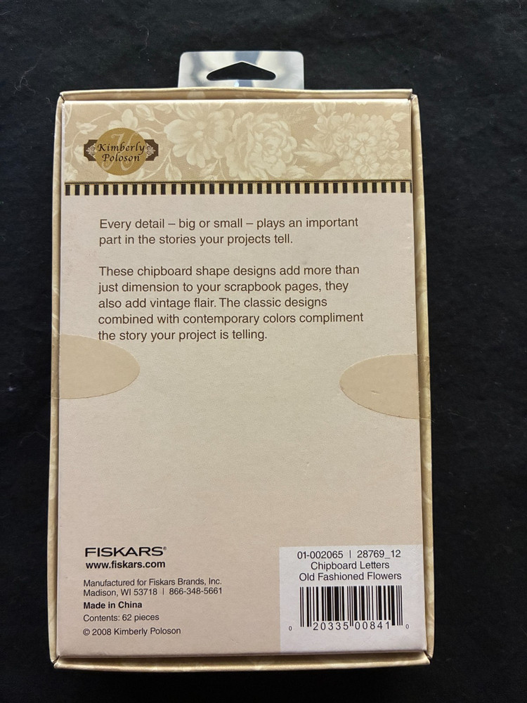 ASSORTED CHIPBOARD ALPHABETS