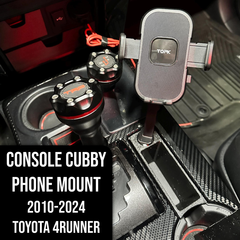 Console Cubby Phone Holder for 2010-2024 Toyota 4Runner