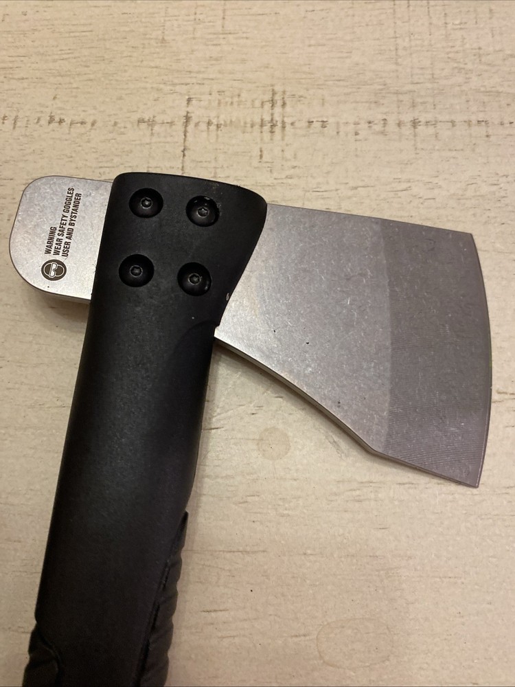 Camillus Black Hatchet Axe Plastic Handle & Sheath