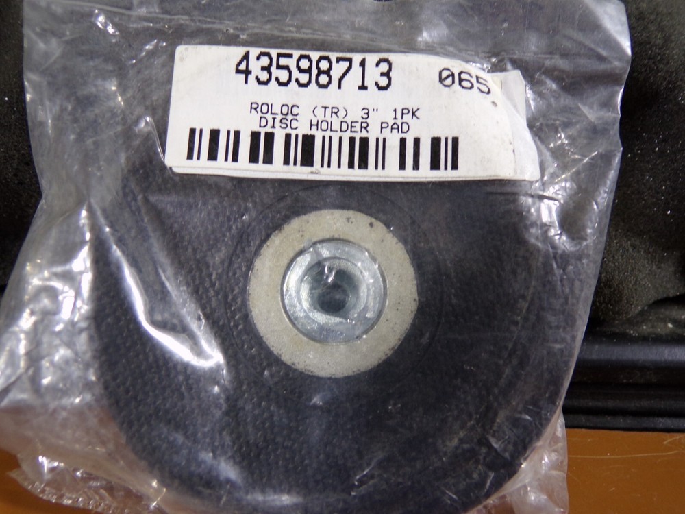 (RR304M) 1/4" x 3″ OAL Medium Density Quick-Change Type R Disc Backing Pad (G)