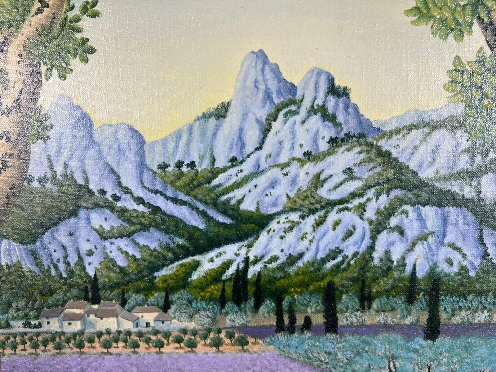 Gyorgy STEFULA "Lavender Field" Collectible! #112