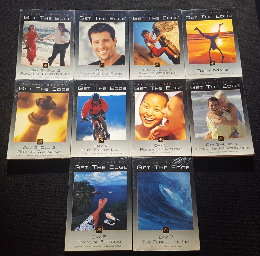 ANTHONY ROBBINS - GET THE EDGE 7 Day CD PROGRAM TO TRANSFORM YOUR LIFE