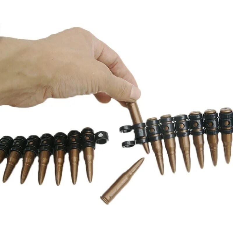 Replica Inert 7.62mm M13 Linked Fake Non Functional Bullet Ammo Belt Display
