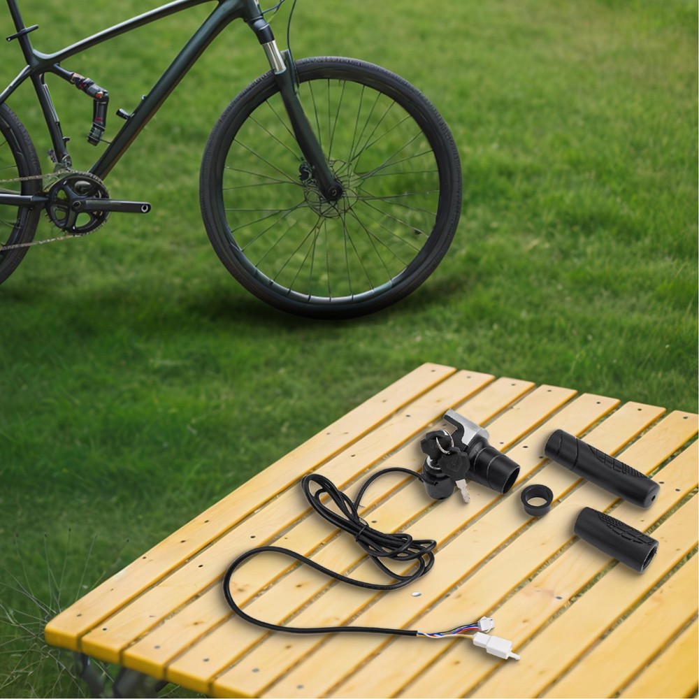 36V Electric Bicycle Display Speed Control Handlebar Lock Throttle Accelerator