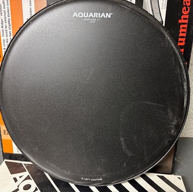 Aquarian drumhead 13”, Black, 1pc