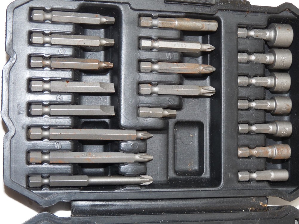 54-pc CRAFTSMAN Tools Speed Lok POWER DRIVING & Insert BIT SET w/Case Nut Setter