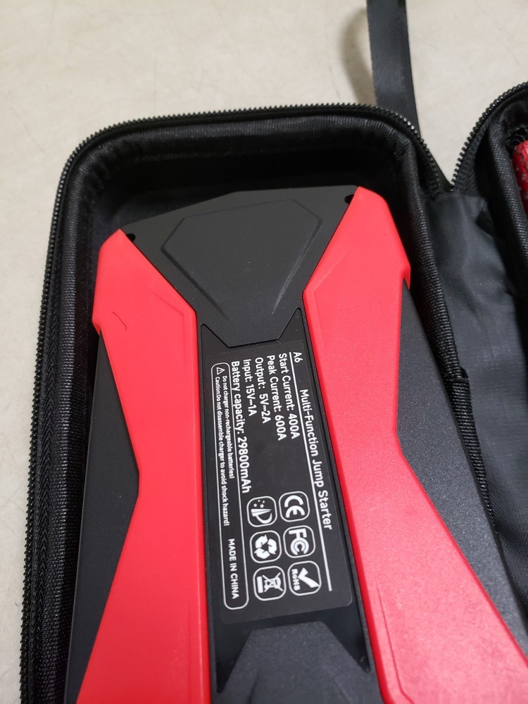 Multi-function Car Jump Starter WK-A6 Red 29800mAh