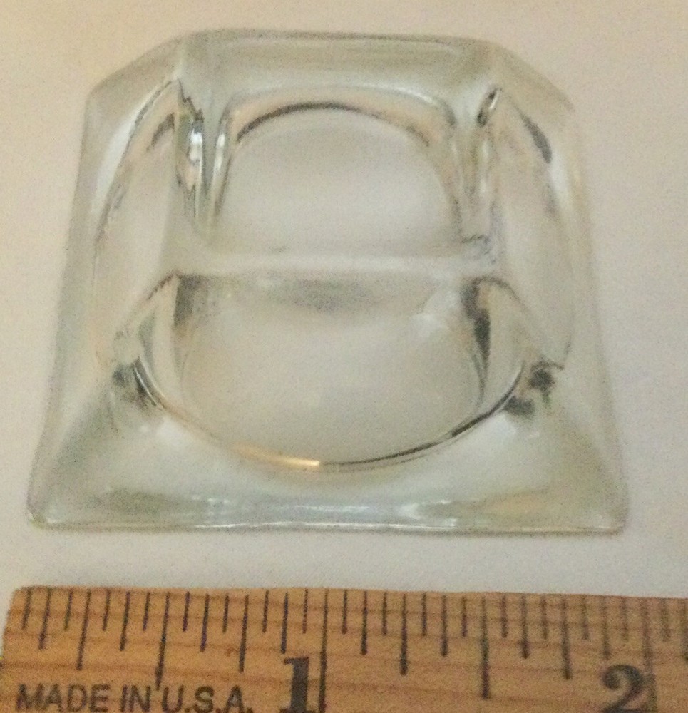 Square Clear Glass Open Salt Cellar - 2" x 2"