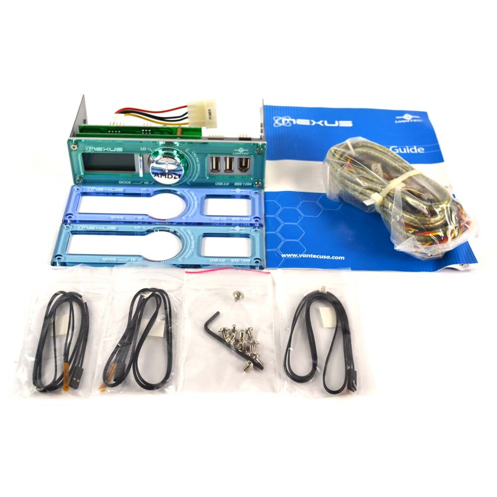 NEW Vantec Nexus NXP.101 Multi-Function Panel USB 2.0, Firewire, CPU Fan Speed++