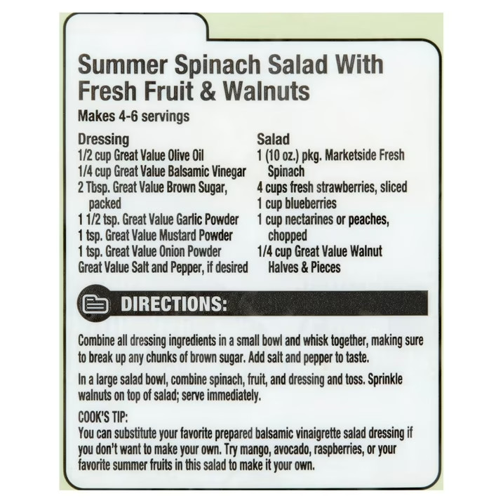 Great Value Walnuts Halves & Pieces, 8 oz